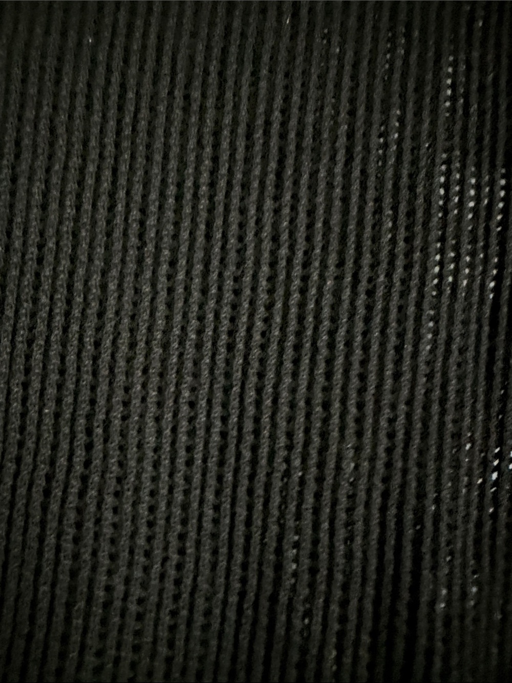 Mango Black Ribbed Knit Tee - Picture 4 of 4